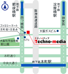 大阪中央営業所地図